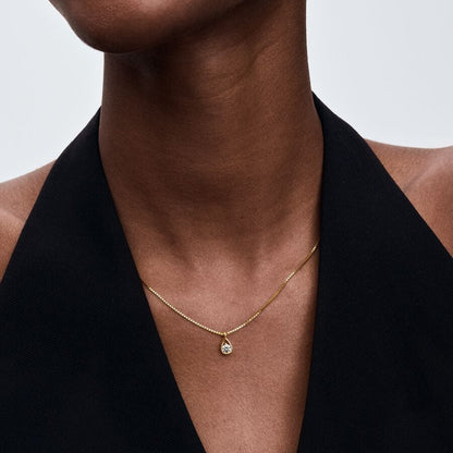 14K Gold Pandora Infinite Lab-Grown Diamond Pendant & Necklace, 0.25 Carat, 17.7 Inches